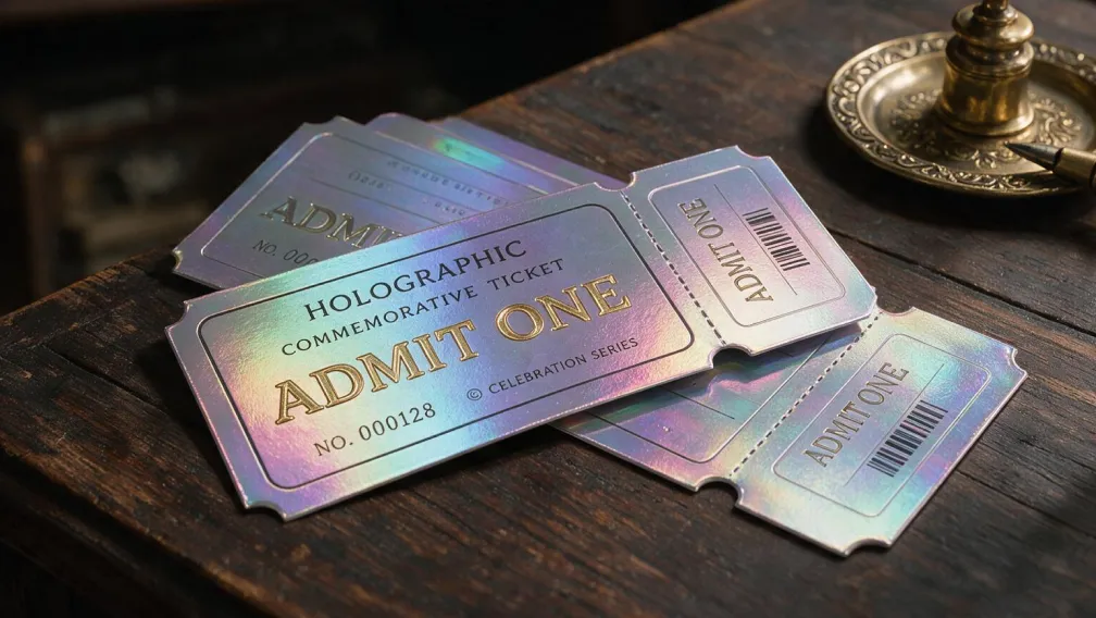 Why Holographic Commemorative Tickets Are Becoming the New Event Keepsake