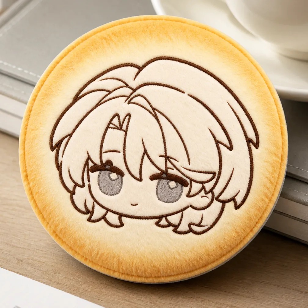 Custom Plush Button Pin Badges