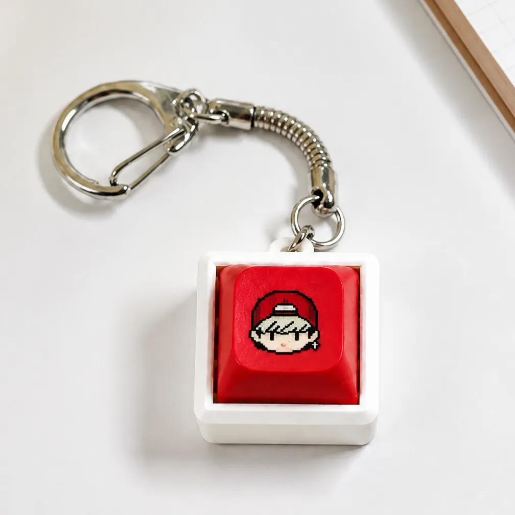 Custom Opaque Keyboard Keychains
